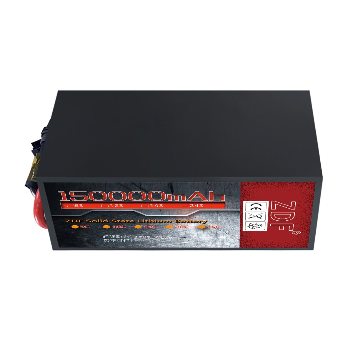 ZDF High Capacity solid-state Big lithium battery 150000mah 6s 12s 14s 18s 24s large drone battery For Big Load Multirotor FPV UAV Agriculture Drone Battery - Image 3