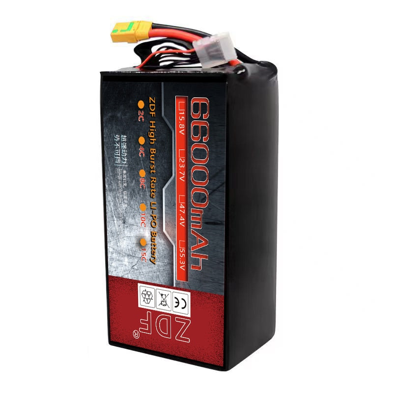 ZDF 6S 12S 14S 66Ah 66000mah High Capacity Single Cell 3.95V max 4.45V LiHvsolid state high density 66ah 35ah battery pack for UAV Agriculture Drone Battery