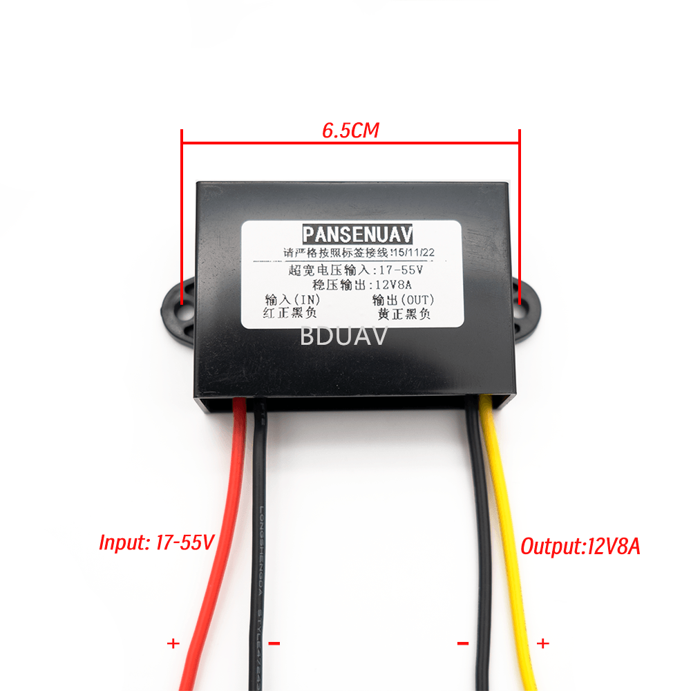 Depressurization module for brush water pump input 17-55V/output 12V8A for agricultural UAV 5L/8L water pump - صورة Depressurization module for brush water pump input 17-55V/output 12V8A for agricultural UAV 5L/8L water pump - صورة 5
