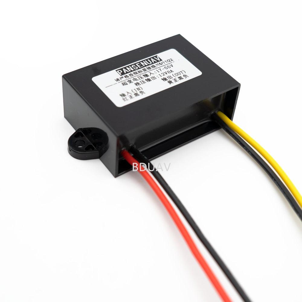 Depressurization module for brush water pump input 17-55V/output 12V8A for agricultural UAV 5L/8L water pump - صورة Depressurization module for brush water pump input 17-55V/output 12V8A for agricultural UAV 5L/8L water pump - صورة 3