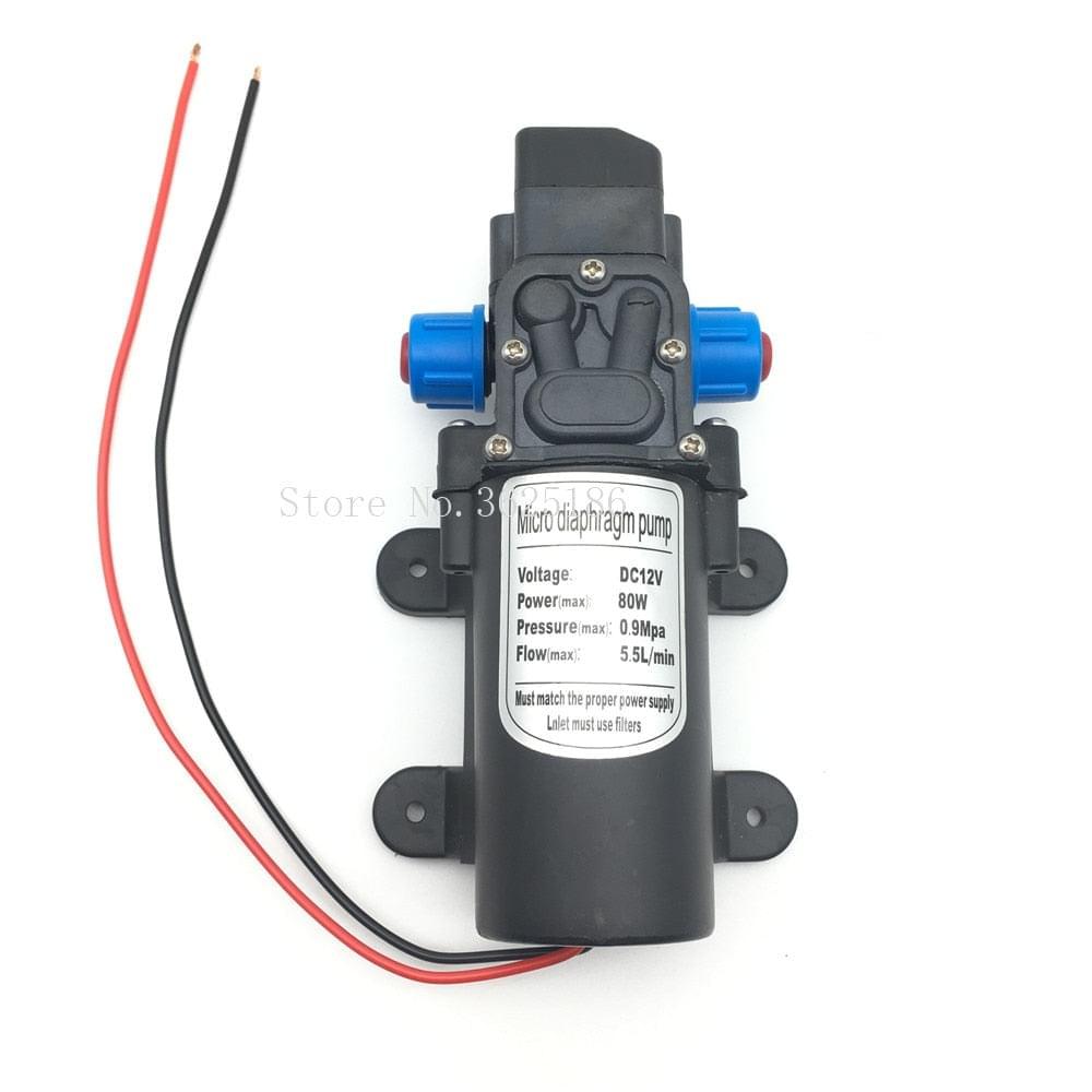 1pcs 12V 80W plant agricultural drone DC brush water pump sprayer diaphragm pump
