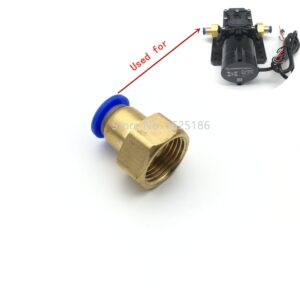 10pcs 8mm 12mm Hobbywing 8L Water Pump Outlet Fitting/Hose Air Hose Quick Fitting/Female Straight Through For Agriculture Drone