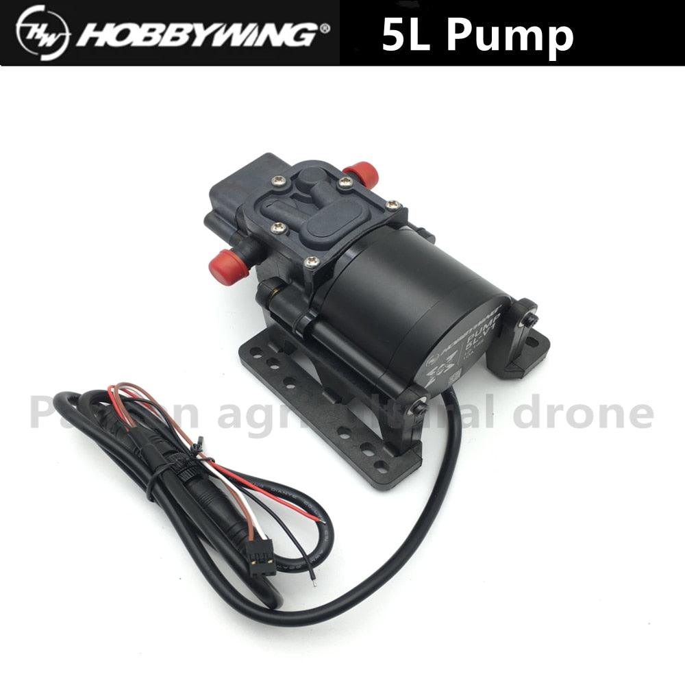 Hobbywing Combo Pump 5L Brushless Water Pump 10A 12S 14S V1 Sprayer Diaphragm Pump for Plant Agriculture UAV Drone 2 Hobbywing Combo Pump 5L Brushless Water Pump 10A 12S 14S V1 Sprayer Diaphragm Pump for Plant Agriculture UAV Drone - صورة Hobbywing Combo Pump 5L Brushless Water Pump 10A 12S 14S V1 Sprayer Diaphragm Pump for Plant Agriculture UAV Drone - صورة 2