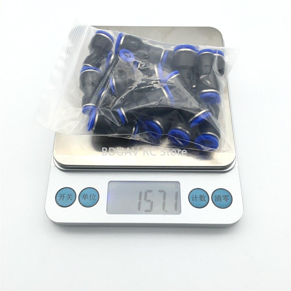 T-Type Air Tube Quick Connector - 20 pcs 8 mm 12 mm Plastic Pneumatic Tee Fitting T-Type Air Tube Quick Connector for Agricultural Drones 7 T-Type Air Tube Quick Connector - 20 pcs 8 mm 12 mm Plastic Pneumatic Tee Fitting T-Type Air Tube Quick Connector for Agricultural Drones - صورة T-Type Air Tube Quick Connector - 20 pcs 8 mm 12 mm Plastic Pneumatic Tee Fitting T-Type Air Tube Quick Connector for Agricultural Drones - صورة 7