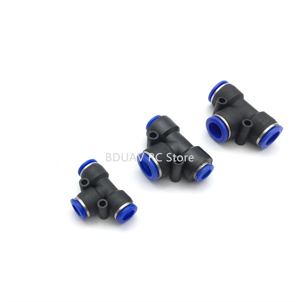 T-Type Air Tube Quick Connector - 20 pcs 8 mm 12 mm Plastic Pneumatic Tee Fitting T-Type Air Tube Quick Connector for Agricultural Drones 6 T-Type Air Tube Quick Connector - 20 pcs 8 mm 12 mm Plastic Pneumatic Tee Fitting T-Type Air Tube Quick Connector for Agricultural Drones - صورة T-Type Air Tube Quick Connector - 20 pcs 8 mm 12 mm Plastic Pneumatic Tee Fitting T-Type Air Tube Quick Connector for Agricultural Drones - صورة 6