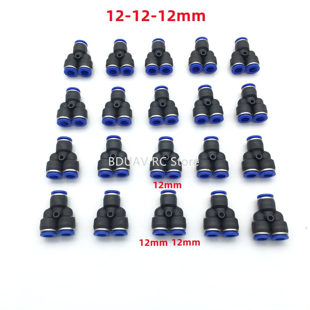 Y-type Trachea Quick Connector - 20pcs 8mm 12mm Y-type tee/trachea quick connector for agricultural plant protection drone Agriculture Drone Accessories 3 Y-type Trachea Quick Connector - 20pcs 8mm 12mm Y-type tee/trachea quick connector for agricultural plant protection drone Agriculture Drone Accessories - Image 3