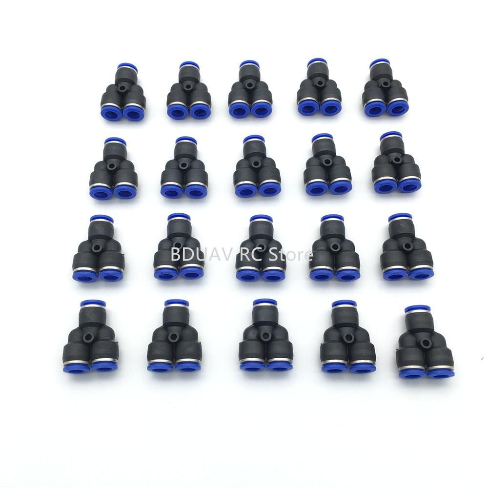 Y-type Trachea Quick Connector - 20pcs 8mm 12mm Y-type tee/trachea quick connector for agricultural plant protection drone Agriculture Drone Accessories 1 Y-type Trachea Quick Connector - 20pcs 8mm 12mm Y-type tee/trachea quick connector for agricultural plant protection drone Agriculture Drone Accessories