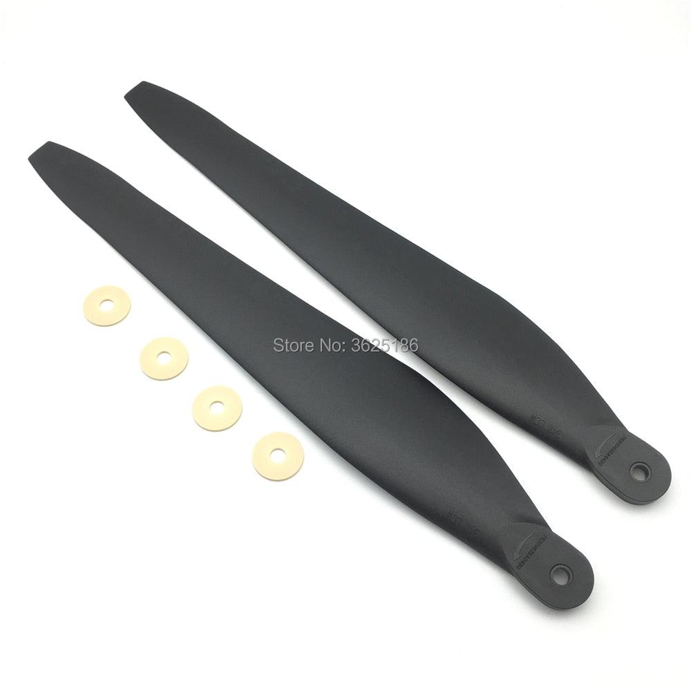 Hobbywing 3411 Propeller For X9 - Original Hobbywing FOC folding carbon fiber plastic 3411 CW CCW propeller for the power system of  X9 motor agricultural drone — изображение 3