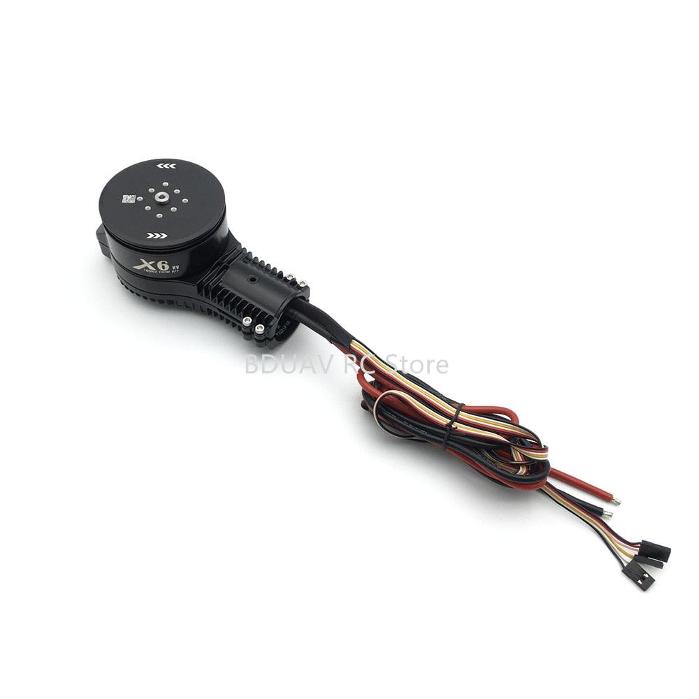 Hobbywing X6 Power System - 1set  Original for 10KG 10L EFT E610P Agriculture Drone motor ESC propeller and 30mm tube adapter — изображение 4