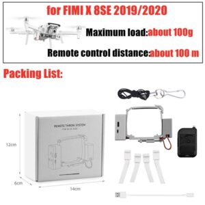 Thrower for DJI Mavic 3/Maivc 2 Pro Mini Air 2S/Mini 3 Pro FIMI X8 SE 2020 Delivery Parabolic Drone Airdrop System