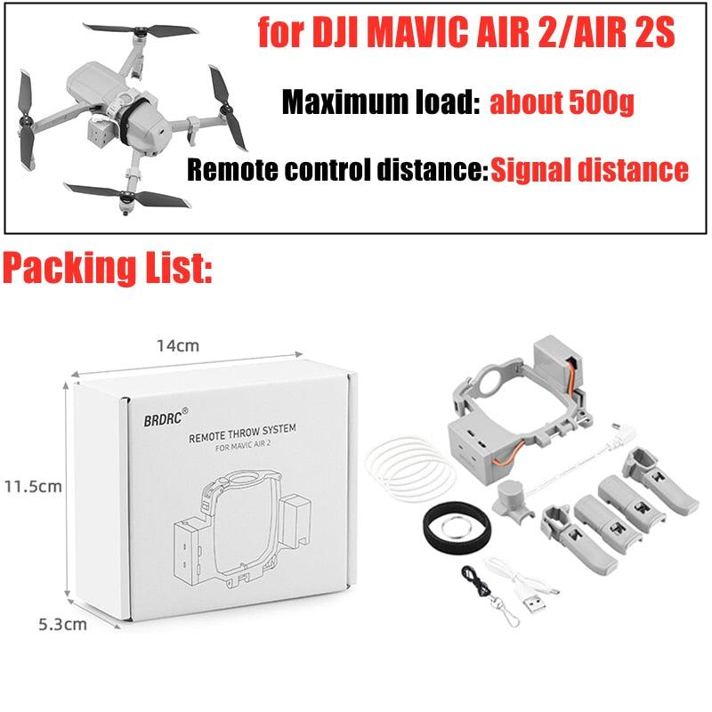 Airdrop System for DJI Mavic air 2/Air 2S Mini 2 Mavic 2 Pro Drone Fishing Bait Gift Rescue Remote Thrower for FIMI X8 SE 2020 1 Airdrop System for DJI Mavic air 2/Air 2S Mini 2 Mavic 2 Pro Drone Fishing Bait Gift Rescue Remote Thrower for FIMI X8 SE 2020