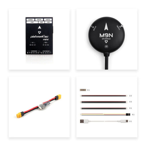 Holybro Pixhawk 6C Mini Flight Control - FC With M02 M06 Power Module and M8N M9N M10 GPS For Rc autonomous vehicle/Quadcopter/Airplane/Drone - Image 7