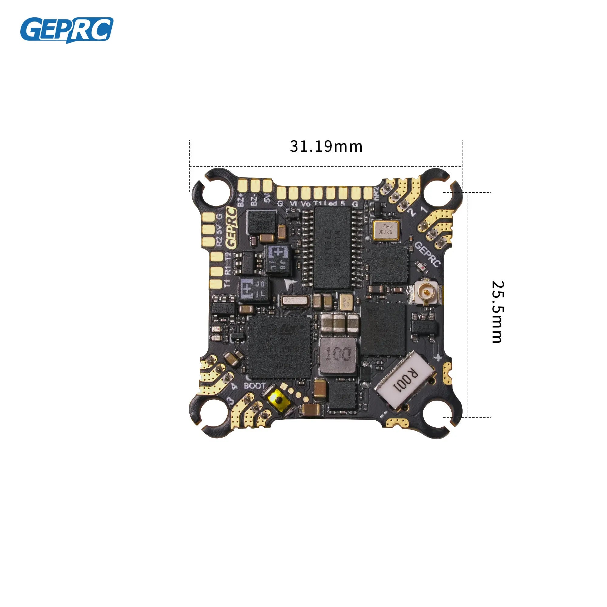GEPRC TAKER F411 8Bit 12A AIO - 42688-P Gyro for Buzzer and LED Light Function DIY RC FPV Quadcopter Replacement Accessories Parts 6 GEPRC TAKER F411 8Bit 12A AIO - 42688-P Gyro for Buzzer and LED Light Function DIY RC FPV Quadcopter Replacement Accessories Parts — изображение 6