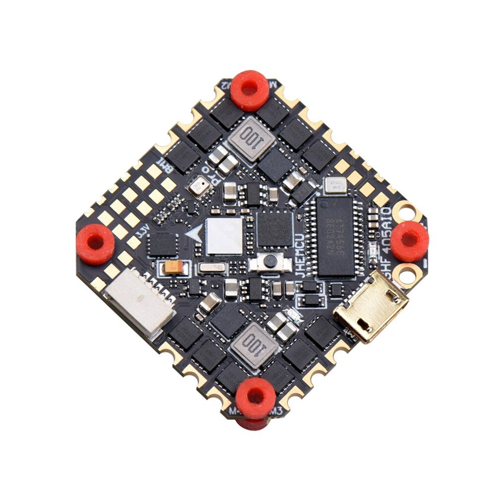 25.5X25.5mm JHEMCU GHF405AIO-ICM 40A F405 Baro Flight Controller BLHELIS 40A 4in1 ESC 3-6S for FPV Freestyle Toothpick Drones 2 25.5X25.5mm JHEMCU GHF405AIO-ICM 40A F405 Baro Flight Controller BLHELIS 40A 4in1 ESC 3-6S for FPV Freestyle Toothpick Drones - Image 2