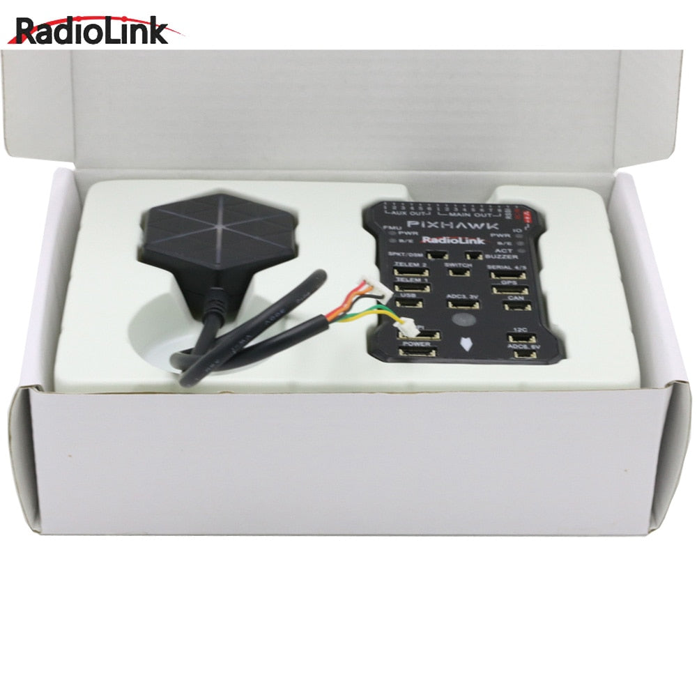 Radiolink Pixhawk PIX APM Flight Controller - With M8N GPS Buzzer 4G SD Card Telemetry Module For RC FPV Drone Quadrocopter Toys 2 Radiolink Pixhawk PIX APM Flight Controller - With M8N GPS Buzzer 4G SD Card Telemetry Module For RC FPV Drone Quadrocopter Toys - Image 2