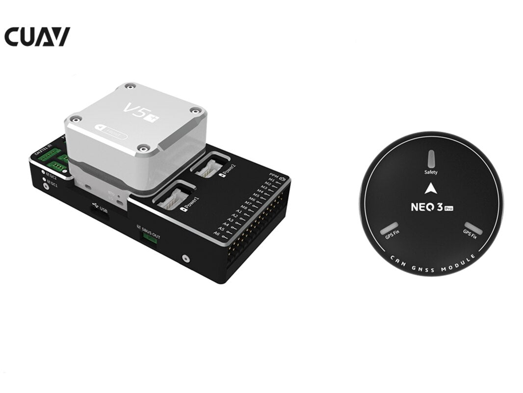 CUAV Pixhawk Drone Fpv V5+ Flight Controller NEO 3 Pro GPS And CAN Power PMU Module Combo 7 CUAV Pixhawk Drone Fpv V5+ Flight Controller NEO 3 Pro GPS And CAN Power PMU Module Combo - صورة CUAV Pixhawk Drone Fpv V5+ Flight Controller NEO 3 Pro GPS And CAN Power PMU Module Combo - صورة 7