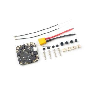 Happymodel CrazyF411 AIO - F4 2-4S Flight Controller w/ Frsky Receiver & Built-in 20A BL_S ESC for RC FPV Racing Drone Toothpick