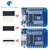 D1 Mini TYPE-C/MICRO ESP8266 ESP-12F CH340G V2 USB D1 Mini WIFI Development Board D1 Mini NodeMCU Lua IOT Board 3.3V With Pins — изображение 13
