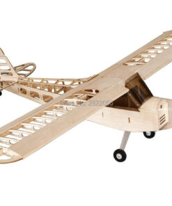 J3 Balsawood Airplanes - Model Laser Cut 1180mm Wingspan Both Gas or Electric Power Building Kit Woodiness model PLANE