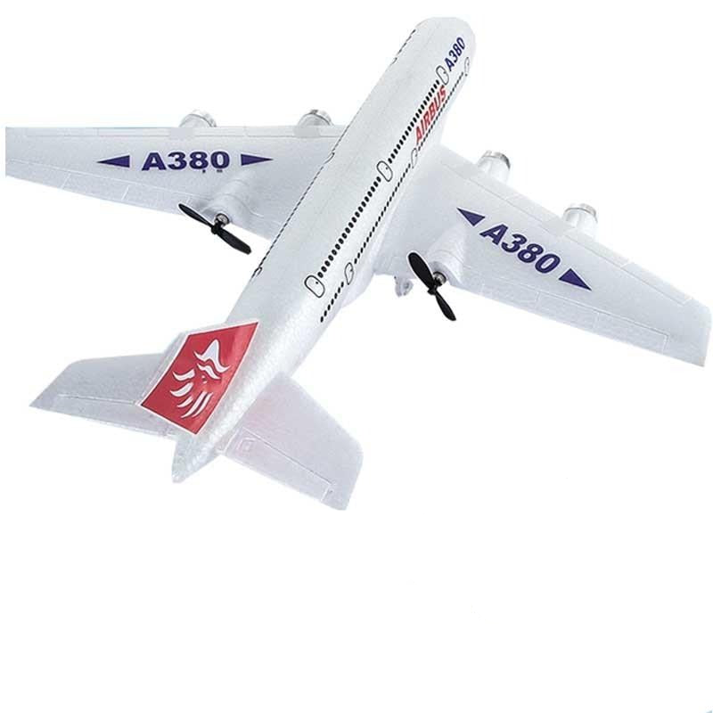 Airbus A380 RC самолет - пульт дистанционного управления игрушка 2.4G фиксированное крыло самолет гироскоп на открытом воздухе модель самолета с мотором дети подарок VS Boeing 747 2 Airbus A380 RC Airplane - Remote Control Toy 2.4G Fixed Wing Plane Gyro Outdoor Aircraft Model with Motor Children Gift VS Boeing 747 — изображение 2