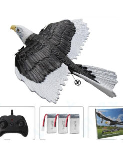 FX651 Simulation Wingspan Eagle Aircraft - 405mm 2.4G Radio Control Remote Control Glider Airplanem RC Foam Plane Toys for Children Boys