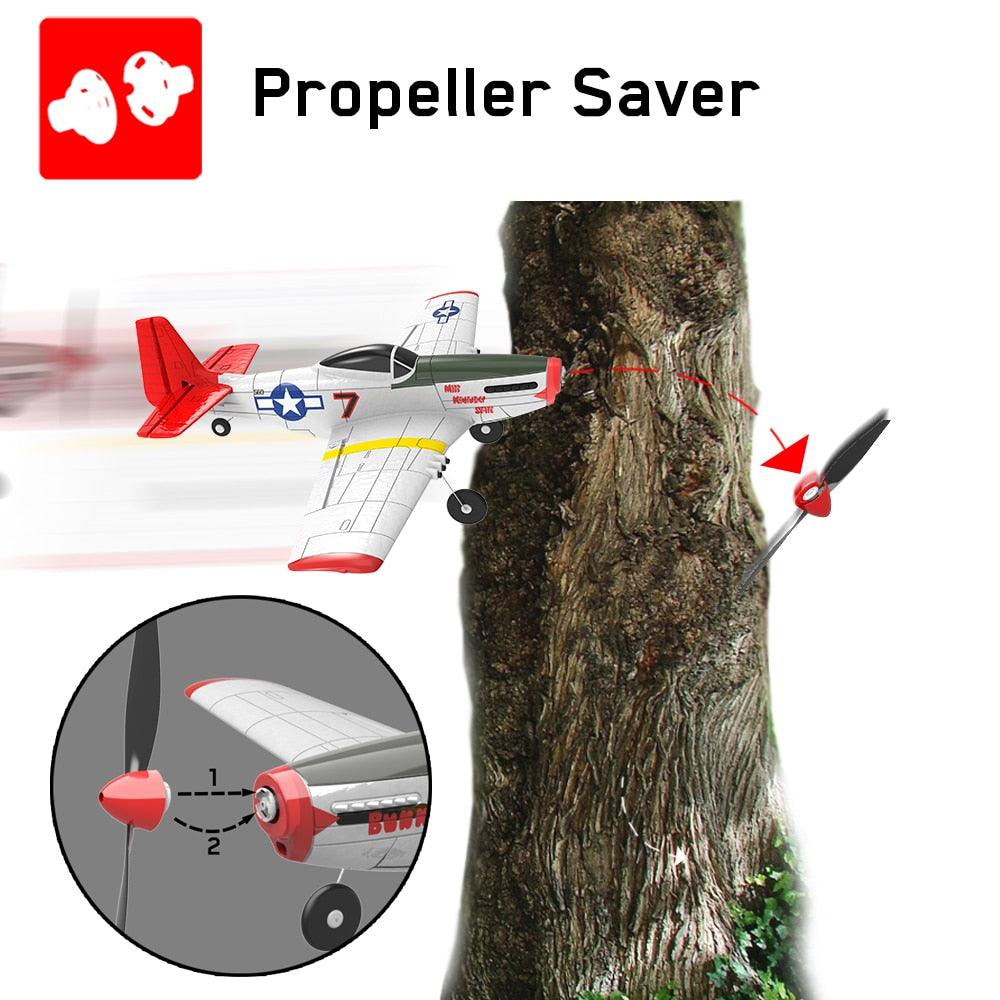 P51D RC Airplane - 2-Ch/4-Ch One-key Aerobatic RC Plane RTF Mustang Aircraft W/Xpilot Stabilization System (761-5 RTF) 5 P51D RC Airplane - 2-Ch/4-Ch One-key Aerobatic RC Plane RTF Mustang Aircraft W/Xpilot Stabilization System (761-5 RTF) — изображение 5