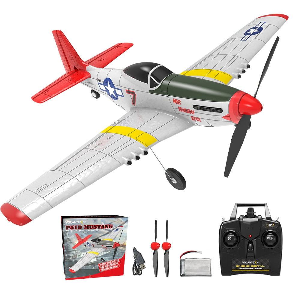 P51D RC Airplane - 2-Ch/4-Ch One-key Aerobatic RC Plane RTF Mustang Aircraft W/Xpilot Stabilization System (761-5 RTF) 4 P51D RC Airplane - 2-Ch/4-Ch One-key Aerobatic RC Plane RTF Mustang Aircraft W/Xpilot Stabilization System (761-5 RTF) — изображение 4