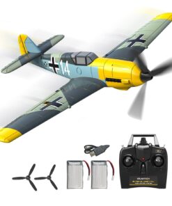 BF109 Remote Control Airplane - 2.4GHz 4CH 400mm Wingspan One Key U-Turn Aerobatic RC Plane RC Warbird Gift Toys 761-11