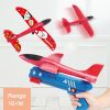 Airplane Launcher Toy - Foam Plane 10M Launcher Catapult Airplane Gun Toy Children Outdoor Game Bubble Model Shooting Fly Roundabout Toys — изображение 8