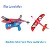 Airplane Launcher Toy - Foam Plane 10M Launcher Catapult Airplane Gun Toy Children Outdoor Game Bubble Model Shooting Fly Roundabout Toys — изображение 4