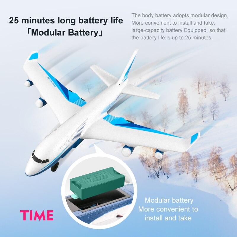 G2 RC airliner Glider - 2 Channel Remote Control Aircraft Hand Throwing Radio Control Plane Foam Resistant Outdoor Airplane Toys 6 G2 RC airliner Glider - 2 Channel Remote Control Aircraft Hand Throwing Radio Control Plane Foam Resistant Outdoor Airplane Toys - Bild 6
