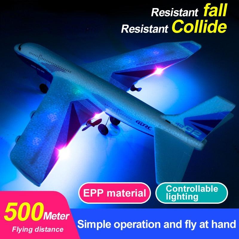 G2 RC airliner Glider - 2 Channel Remote Control Aircraft Hand Throwing Radio Control Plane Foam Resistant Outdoor Airplane Toys 2 G2 RC airliner Glider - 2 Channel Remote Control Aircraft Hand Throwing Radio Control Plane Foam Resistant Outdoor Airplane Toys - Bild 2