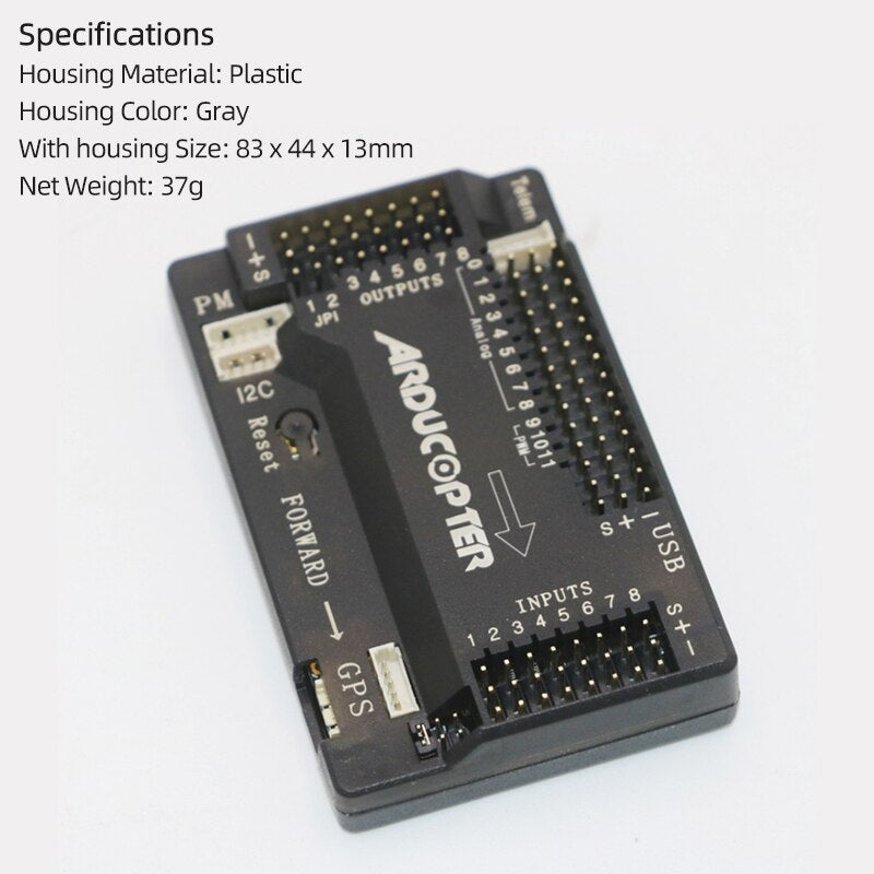Ardupilot APM2.8 Flight Controller 2.8 APM V2.8.0 FC without Compass+M8N GPS For RC FPV Multicopter Airplane Quadcopter Drone 11 Ardupilot APM2.8 Flight Controller 2.8 APM V2.8.0 FC without Compass+M8N GPS For RC FPV Multicopter Airplane Quadcopter Drone — изображение 11