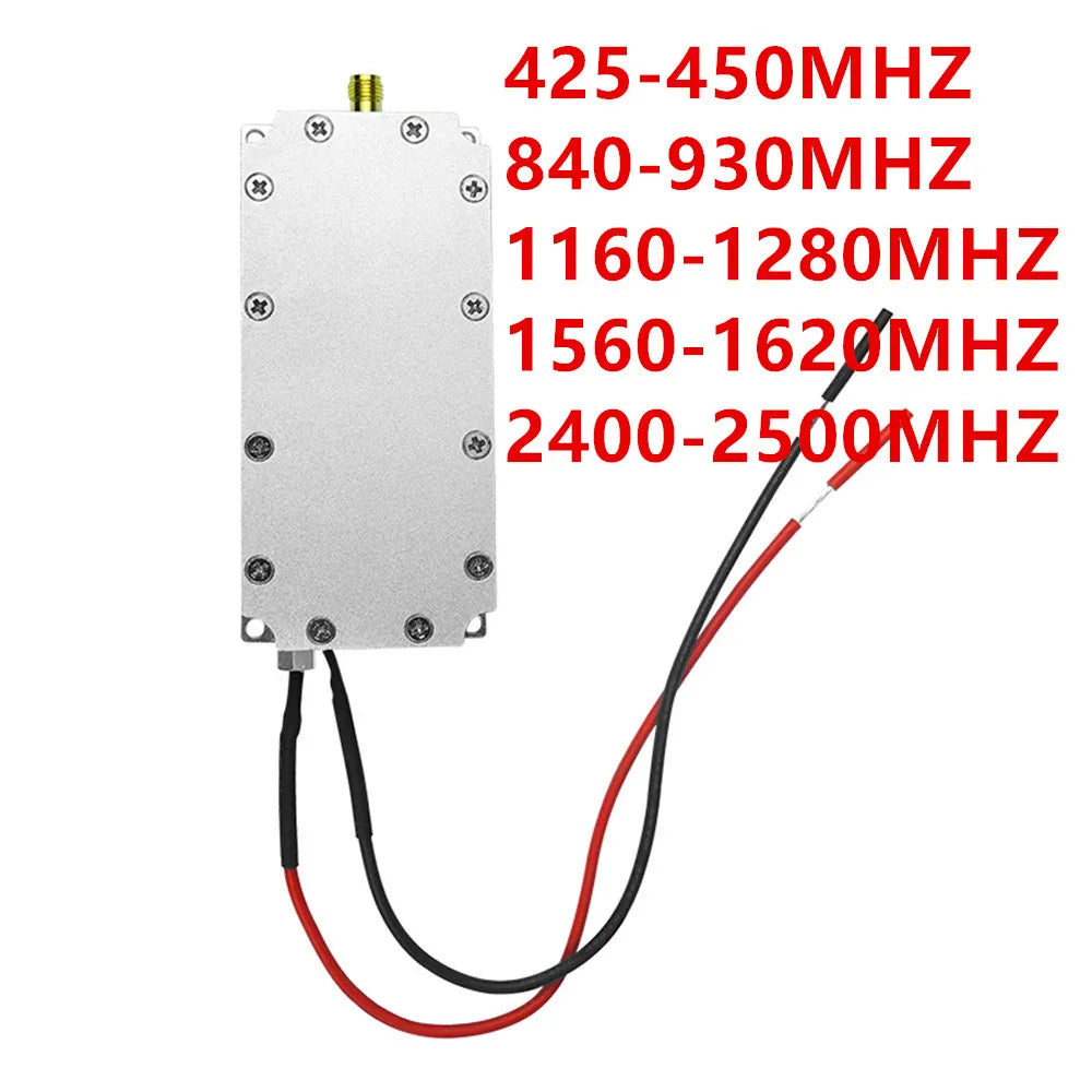 10W 20W 30W Anti Drone Module - Block 425-450Mhz 840-930Mhz 1160-1280Mhz 2400-2500Mhz GPS Beidou RF POWER amplifier 3 10W 20W 30W Anti Drone Module - Block 425-450Mhz 840-930Mhz 1160-1280Mhz 2400-2500Mhz GPS Beidou RF POWER amplifier — изображение 3