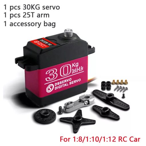 DSServo Waterproof Servo 20Kg 25Kg 30Kg 35Kg 40Kg High Speed servo Metal Gear Digital Servo RC Baja Servo For 1/8 1/10 Scale RC Cars — изображение 13