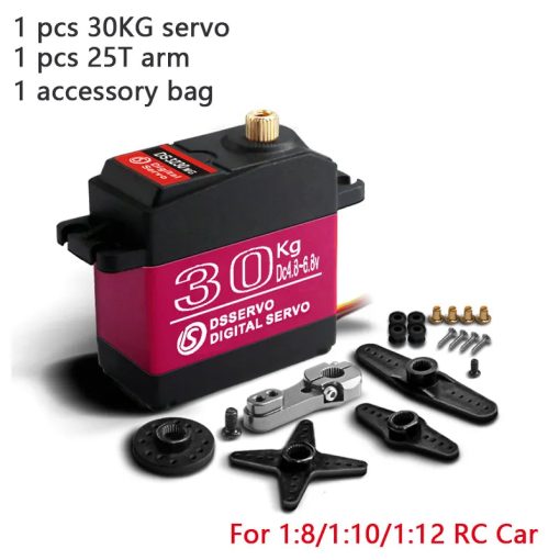DSServo Waterproof Servo 20Kg 25Kg 30Kg 35Kg 40Kg High Speed servo Metal Gear Digital Servo RC Baja Servo For 1/8 1/10 Scale RC Cars — изображение 12
