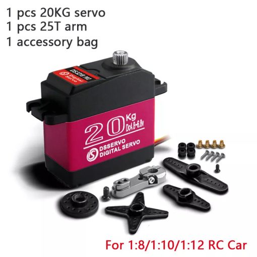 DSServo Waterproof Servo 20Kg 25Kg 30Kg 35Kg 40Kg High Speed servo Metal Gear Digital Servo RC Baja Servo For 1/8 1/10 Scale RC Cars — изображение 10