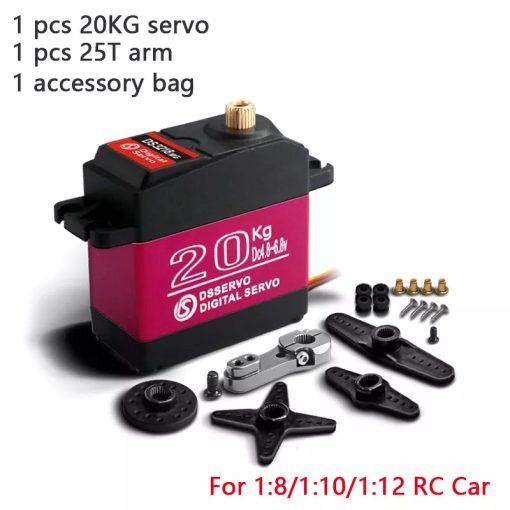 DSServo Waterproof Servo 20Kg 25Kg 30Kg 35Kg 40Kg High Speed servo Metal Gear Digital Servo RC Baja Servo For 1/8 1/10 Scale RC Cars — изображение 9