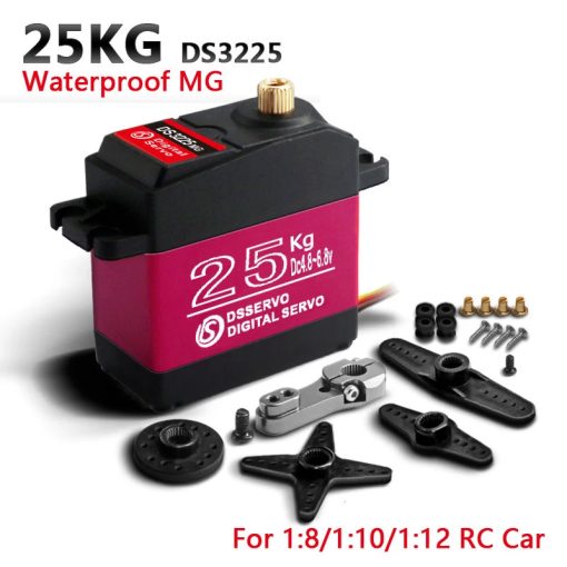 DSServo Waterproof Servo 20Kg 25Kg 30Kg 35Kg 40Kg High Speed servo Metal Gear Digital Servo RC Baja Servo For 1/8 1/10 Scale RC Cars — изображение 6