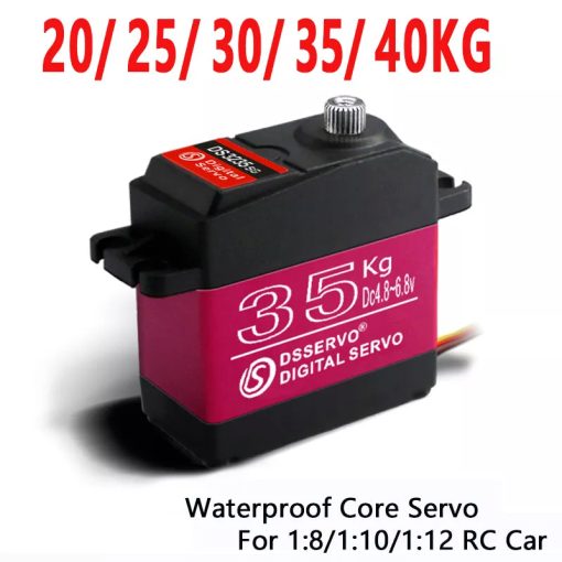 DSServo Waterproof Servo 20Kg 25Kg 30Kg 35Kg 40Kg High Speed servo Metal Gear Digital Servo RC Baja Servo For 1/8 1/10 Scale RC Cars — изображение 3