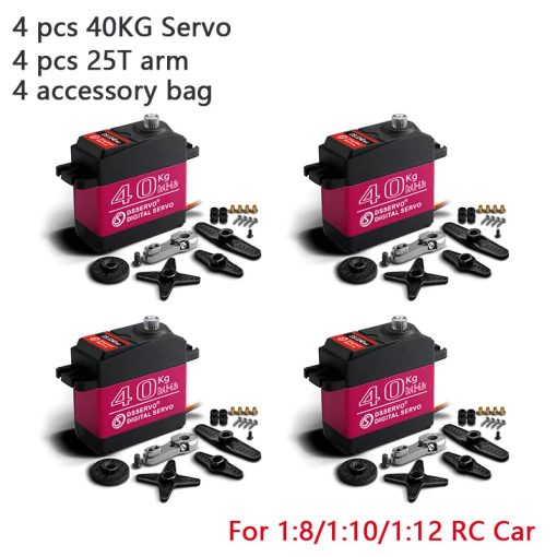 4X DSServo Waterproof Servo 20Kg 25Kg 30Kg 35Kg 40Kg High Speed servo Pro Metal Gear Digital Servo Baja Servo For 1/8 1/10 Scale RC Cars - Image 18