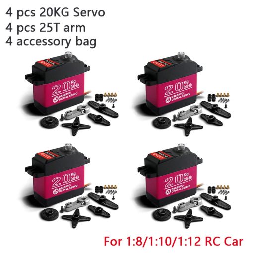 4X DSServo Waterproof Servo 20Kg 25Kg 30Kg 35Kg 40Kg High Speed servo Pro Metal Gear Digital Servo Baja Servo For 1/8 1/10 Scale RC Cars - Image 11