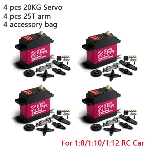 4X DSServo Waterproof Servo 20Kg 25Kg 30Kg 35Kg 40Kg High Speed servo Pro Metal Gear Digital Servo Baja Servo For 1/8 1/10 Scale RC Cars - Image 9