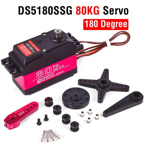 DSServo 8.4V 60Kg 80Kg 150Kg Servo - RC 1/5 Servo Waterproof High Torque Servo Metal Gear Digital Servo For Redcat HPI Baja 5B SS - Image 10