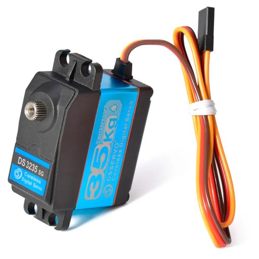 Dsservo DS3235 - 7.4V 35KG 180/270 Degree 0.11 sec/60° Waterproof Servo Metal Gear Digital Servo Baja Servo w/Metal Arm for 1/8 1/10 1/12 RC Cars 3 Dsservo DS3235 - 7.4V 35KG 180/270 Degree 0.11 sec/60° Waterproof Servo Metal Gear Digital Servo Baja Servo w/Metal Arm for 1/8 1/10 1/12 RC Cars - Image 3