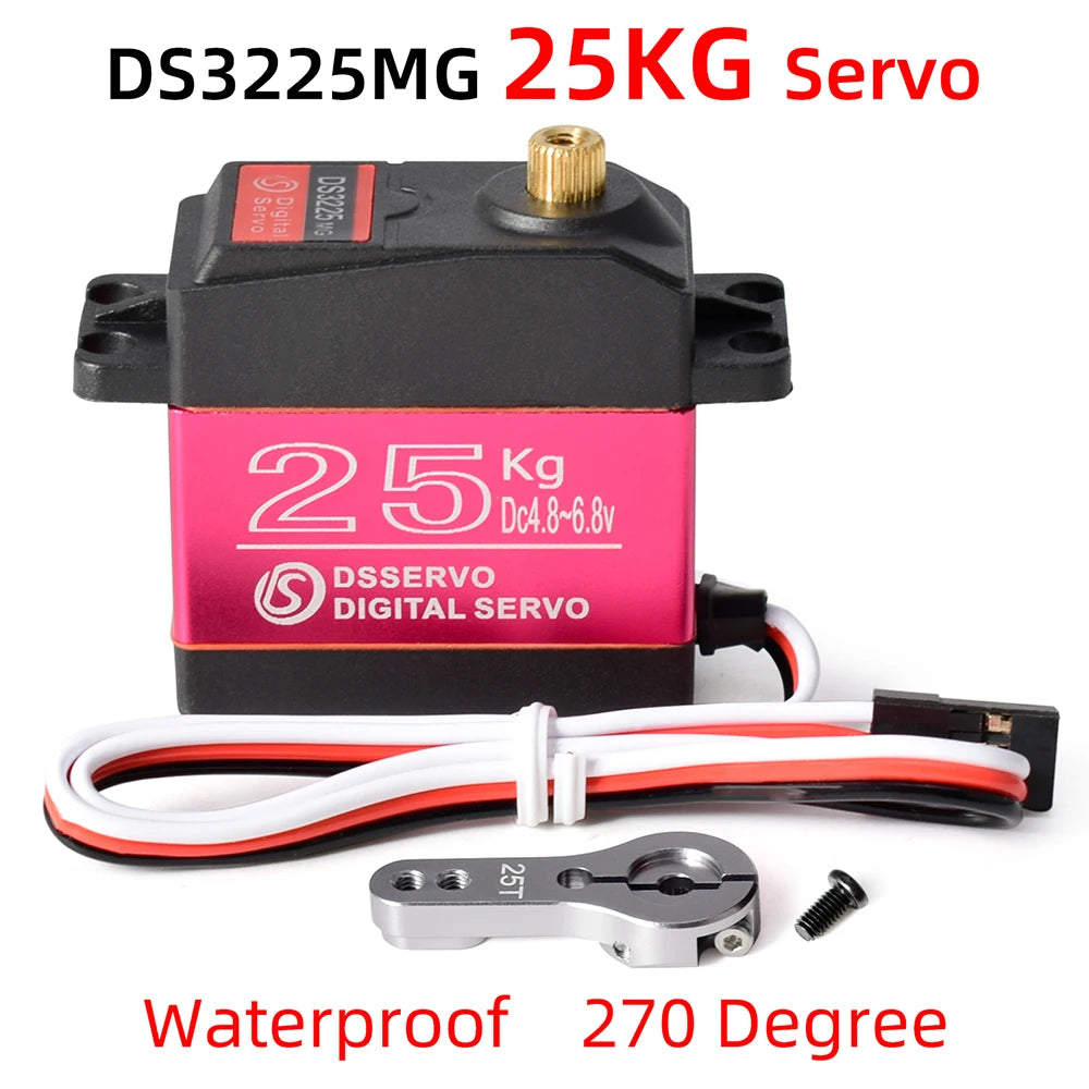 Dsservo DS3218 20KG DS3225 25KG DS3235 35KG Waterproof Servo 180/270 Degree for 1/8 1/10 1/12 RC Cars Metal Gear Digital Servo 12 Dsservo DS3218 20KG DS3225 25KG DS3235 35KG Waterproof Servo 180/270 Degree for 1/8 1/10 1/12 RC Cars Metal Gear Digital Servo - Image 12