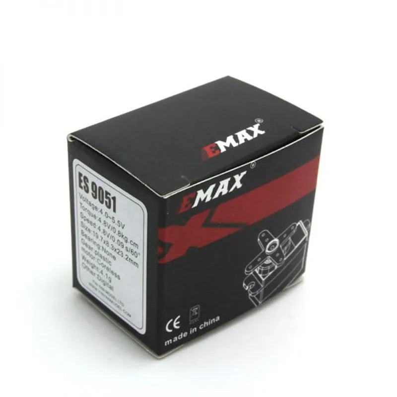 Emax ES9051 - 4.8v 0.8kgf.cm 4.3g Digital Mini Servo For RC Model - Image 3