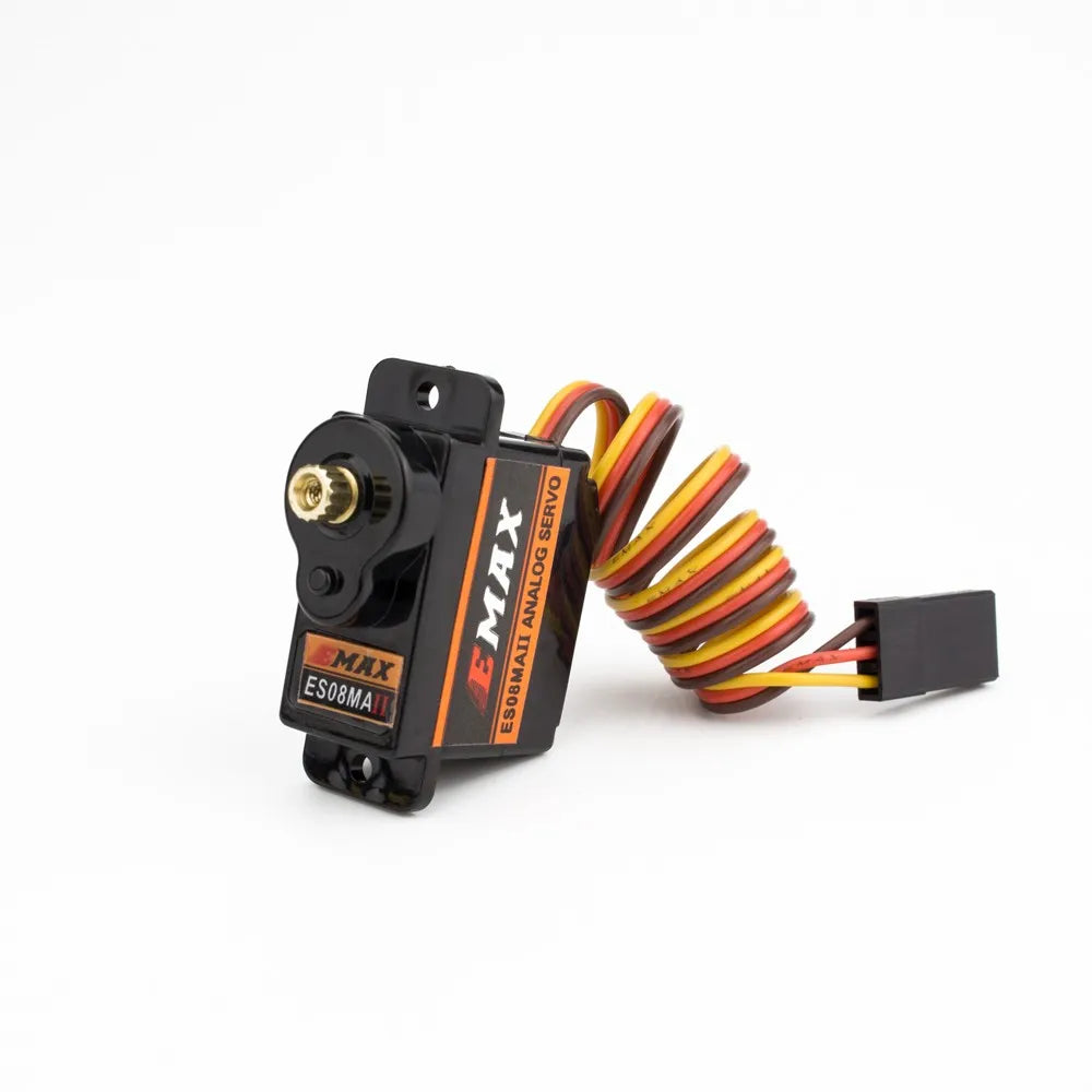 EMAX ES08MA II - 4.8v 1.6kgf.cm 6v 2kgf.cm 12g Mini Metal Gear Analog Servo For RC Plane FPV Drone Racing 4 EMAX ES08MA II - 4.8v 1.6kgf.cm 6v 2kgf.cm 12g Mini Metal Gear Analog Servo For RC Plane FPV Drone Racing - Image 4