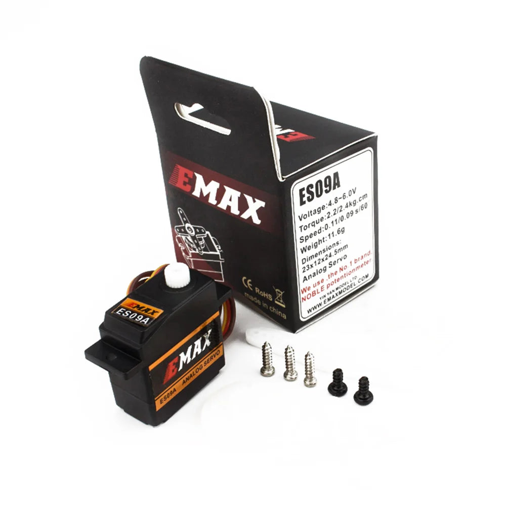 EMAX ES09A Servo - (Dual-Bearing) Specific Swash Servo For 450 Helicopters