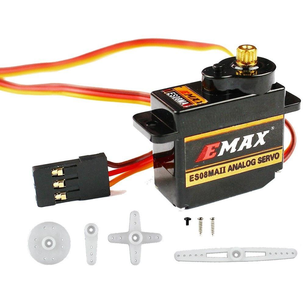 EMAX ES08MA ES08MAII 12g Mini Metal Gear Analog Servo for Rc Hobbies Car Boat Helicopter Airplane Rc Robot 6 EMAX ES08MA ES08MAII 12g Mini Metal Gear Analog Servo for Rc Hobbies Car Boat Helicopter Airplane Rc Robot - Image 6